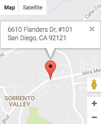 San Diego Hand Surgery's map